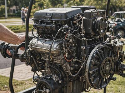 Golf cart maintenance